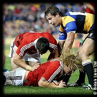 Combined Country British Lions Richard Hibbard try